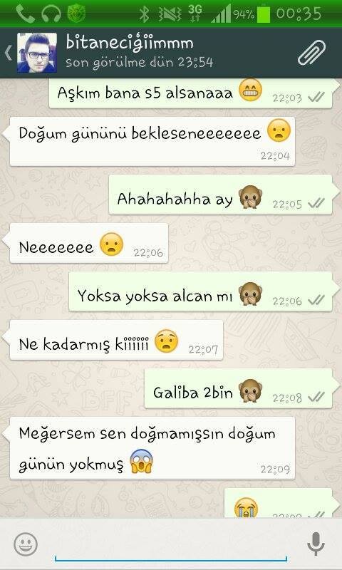 Komik Whatsapp Sohbetleri