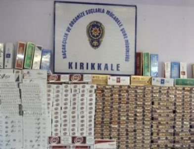 Sekis+Kom Kırıkkale’de 40 Bin Paket Kaçak Sigara Ele Geçirildi