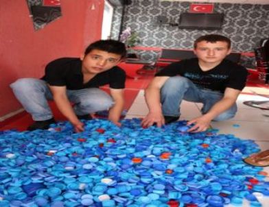 Tekerlekli Sandalye Icin 10 Bin 525 Kapak Biriktirdiler Kayseri