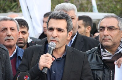 Yaşlı kadından HDP'li gruba tepki Yaşlı kadından HDP'li gruba tepki