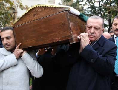 Cumhurbaşkanı Erdoğan'dan sınıf arkadaşına son görev