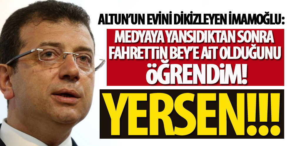 İmamoğlu şimdi de 'safa yattı!'
