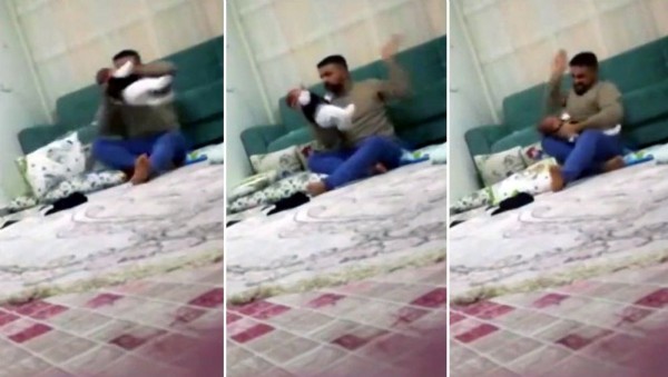 Gaziantep'te bebeğini döven baba tutuklandı