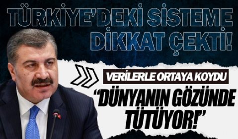 Sağlık Bakanı Koca Türkiye'nin sağlık hizmetlerini Avrupa ülkeleriyle kıyasladı: Dünyanın gözünde tütüyor