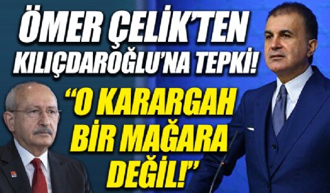 Ömer Çelik'ten Kılıçdaroğlu'na Aliya İzzetbegoviç tepkisi: O karargah bir mağara değil!