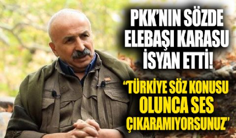 PKK'nın sözde elebaşı Karasu isyan etti! 'Türkiye söz konusu olunca ses çıkaramıyorsunuz'
