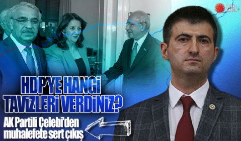 AK Partili Mehmet Ali Çelebi'den muhalefete sert çıkış: HDP'ye hangi tavizleri verdiniz?