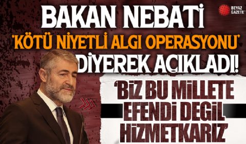 Bakan Nebati 'Kötü niyetli algı operasyonu' diyerek açıkladı: 'CHP milletvekili uçakta provokasyon yaptı, sözlerim ona'
