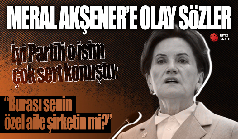 Meral Ak Enere Olay S Zler Y Partiden Ihrac Istenen O Isim Sert