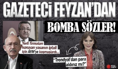 Gazeteci Bahar Feyzan’dan CHP’li 52 milletvekiline rüşvet iması: Trendyol’dan para aldınız mı?