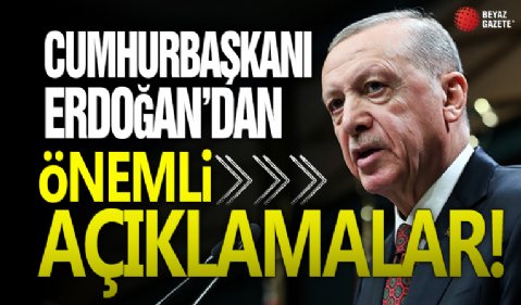 Başkan Erdoğan'dan AK Parti Grup Toplantısında önemli açıklamalar