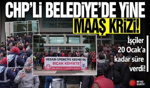 CHP'li İzmir Büyükşehir Belediyesi'ndeki maaş krizi Konak'a sıçradı: İşçiler 20 Ocak'a kadar süre verdi!