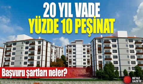 20 yıl vade yüzde 10 peşinat! İşte TOKİ 500 bin sosyal konut projesinin detayları: Başvuru şartları neler?