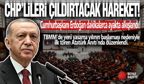 CHP'liler Çıldıracak! Cumhurbaşkanı Erdoğan Ayakta Alkışlandı...