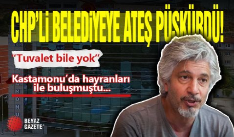 Ünlü Oyuncu CHP'li Belediyeye Ateş Püskürdü!