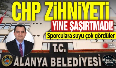 CHP zihniyeti yine şaşırtmadı! Sporculara suyu çok gördüler