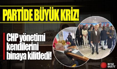 Partide büyük kriz: Tunceli'de CHP yönetimi kendilerini binaya kilitleyip nöbet başlattı