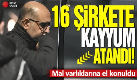 16 şirkete kayyum atandı! Mal varlıklarına el konuldu