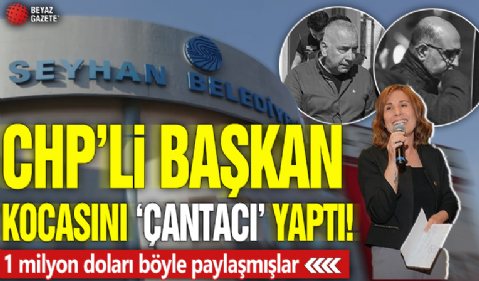 CHP'li başkan kocasını 'çantacı' yaptı! 1 milyon doları böyle paylaşmışlar