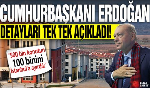 Cumhurbaşkanı Erdoğan'dan önemli açıklamalar