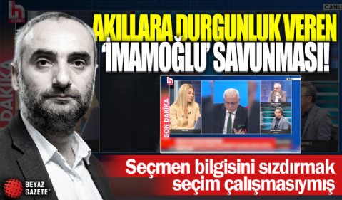 İsmail Saymaz'dan akıllara durgunluk veren 'İmamoğlu' savunması