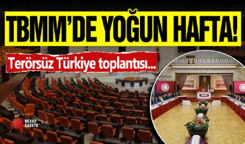Meclis’te Yoğun Hafta: “Terörsüz Türkiye” Komisyonu ve 2026 Bütçesi Gündemde