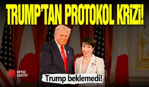 Trump Protokol'de Şaşırttı!