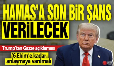 ABD Başkanı Trump: Hamas'a son bir şans verilecek