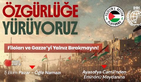 İstanbul Filistin İçin Yürüyor!