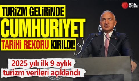 TÜRKİYE TURİZMDE REKORLARA DOYMUYOR! 2025 YILI ÜÇÜNCÜ ÇEYREĞİNDE DE CUMHURİYET TARİHİ REKORU KIRILDI