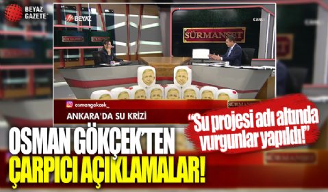 AK Parti Ankara Milletvekili Osman Gökçek çarpıcı açıklamalarda bulunuyor...