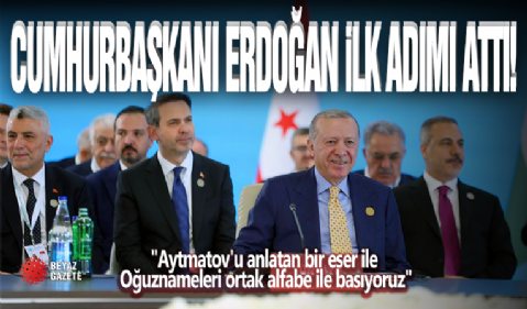 Cumhurbaşkanı Erdoğan Ortak Alfabe İçin İlk Adımı Attı!