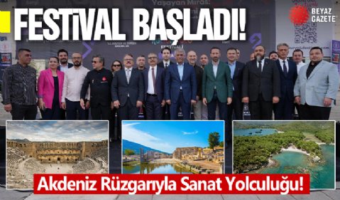 Akdeniz Rüzgarıyla Sanat Yolculuğu! Antalya Kültür Yolu Festivali Başladı