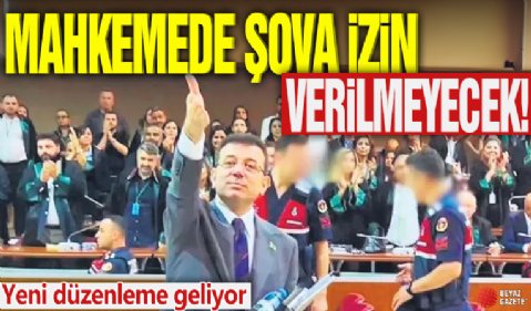 Mahkemede şova izin verilmeyecek! Yeni düzenleme geliyor