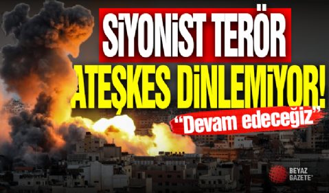Siyonist Barbarlar Ateşkes Dinlemedi!