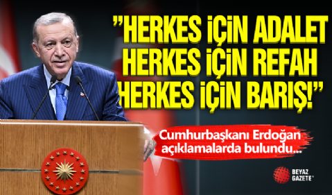 Cumhurbaşkanı Erdoğan Açıklamalarda Bulunuyor!