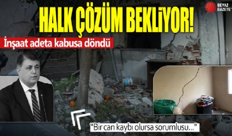 İzmir'de Onat Tüneli inşaatı kabusa döndü: Mahalleli Cemil Tugay'dan çözüm istiyor