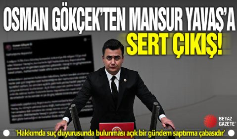 Osman Gökçek'ten Mansur Yavaş'a sert çıkış! 'Hakkımda suç duyurusunda bulunması açık bir gündem saptırma çabasıdır'