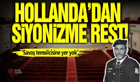 Hollanda'dan Siyonizme Rest!