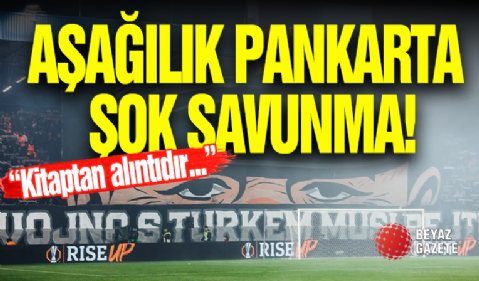 Aşağılık Pankarta Plzen'den Savunma!