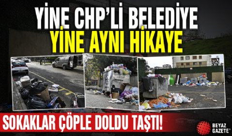 CHP’li Maltepe Belediyesi’nden yeni rezalet! Sokaklar çöple doldu taştı, vatandaşlar isyan etti