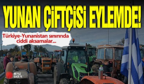 Yunan Çiftçisi Eylemde!