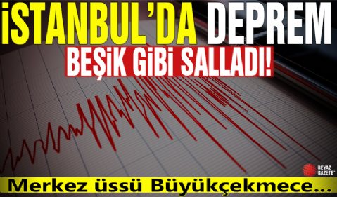 İstanbul Büyükçekmece'de 3.8 büyüklüğünde deprem