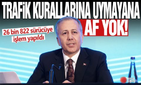 2025'te standart dışı ışık kullanan 26 bin 822 sürücüye işlem yapıldı