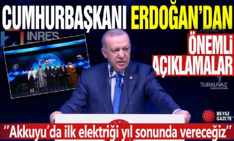 Cumhurbaşkanı Erdoğan'dan önemli açıklamalar