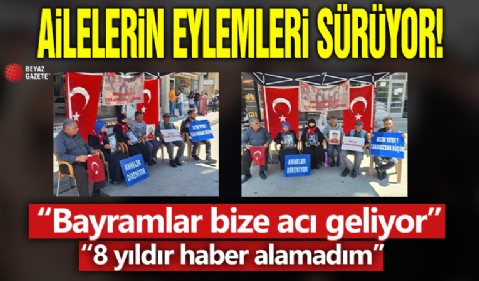 Muş'ta evlatlarına kavuşmak isteyen aileler DEM Parti önündeki eylemlerini sürdürdü