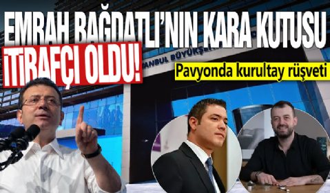 Emrah Bağdatlı'nın kara kutusu itirafçı oldu! Pavyonda kurultay rüşveti