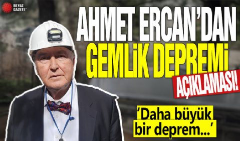 Ahmet Ercan'dan Gemlik depremi açıklaması! 'Daha büyük bir deprem...'