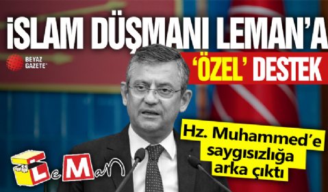 İslam düşmanı Leman'a 'Özel' destek! Hz. Muhammed'e saygısızlığa arka çıktı