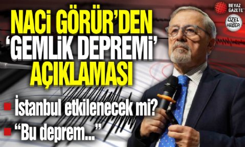 Yer Bilimci Prof. Dr. Naci Görür'den 'Gemlik depremi' açıklaması! 'Bu deprem...'